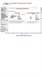 Mobile Screenshot of lancetfencingstore.com